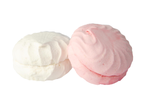 Зефир бело-розовый