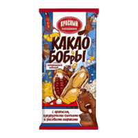 Шоколад «Красный пищевик» с арахисом, кукурузными хлопьями и рисовыми шариками